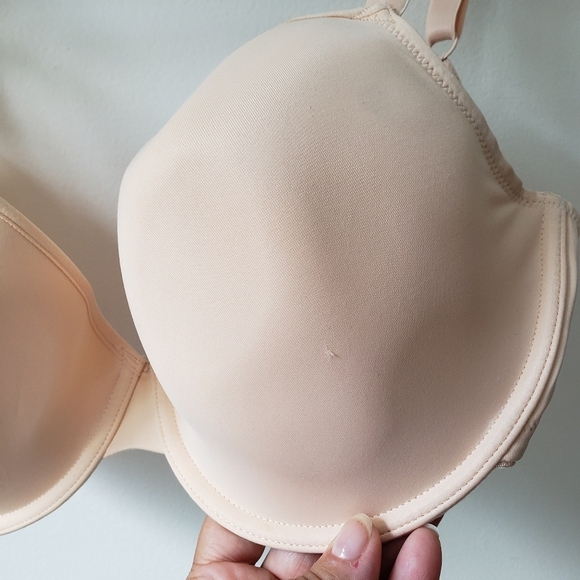 Panache Superbra "Porcelain" Nude Deep Plunge Bra - Sz 38E US/UK - Picture 3 of 9